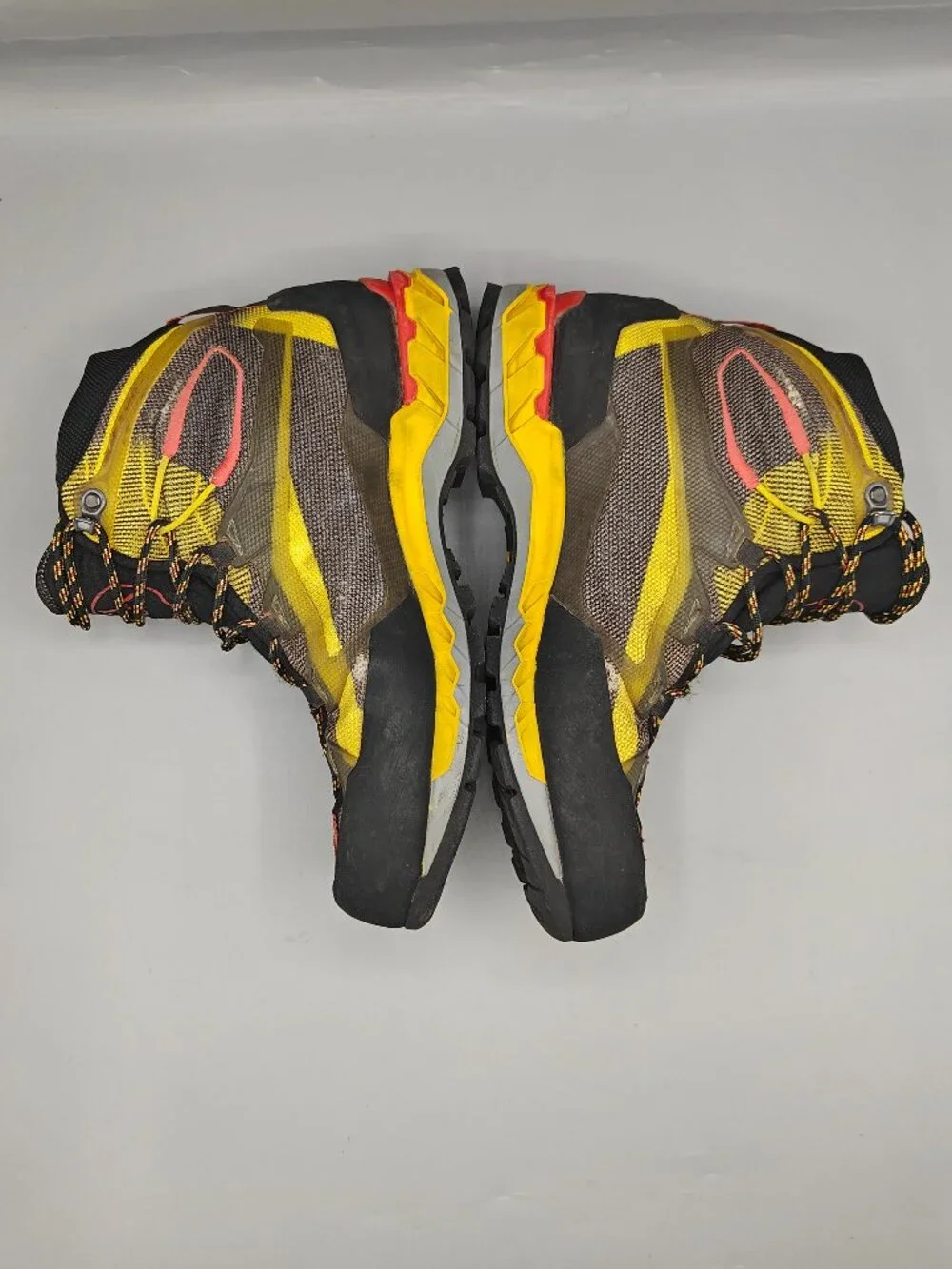 La Sportiva Trango Tech GTX Gore-Tex Hiking Boots Black Yellow Men's US 9